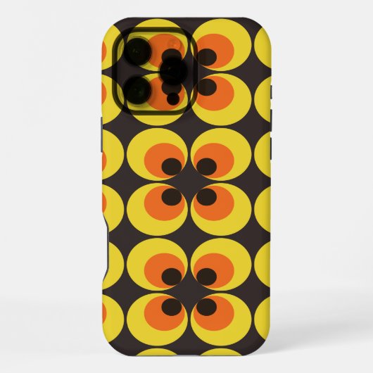 70s-achtergrond iPhone hoesje (Achterkant)