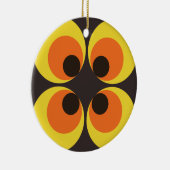 70s-achtergrond keramisch ornament (Rechts)