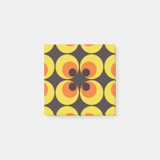 70s-achtergrond post-it® notes (Voorkant)