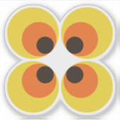 70s-achtergrond sticker (Voorkant)