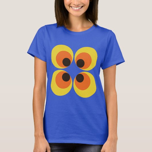 70s-achtergrond t-shirt (Voorkant)