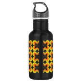 70s-achtergrond waterfles  (Achterkant)