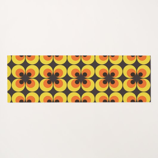 70s-achtergrond yogamat (Achterkant (horizontaal))