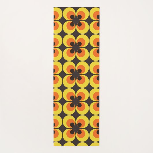 70s-achtergrond yogamat (Achterkant)