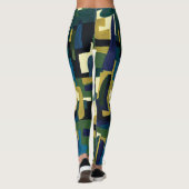 70s art design leggings (Achterkant)