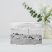 70s Australische foto vintage-reis Briefkaart (Staand voorkant)