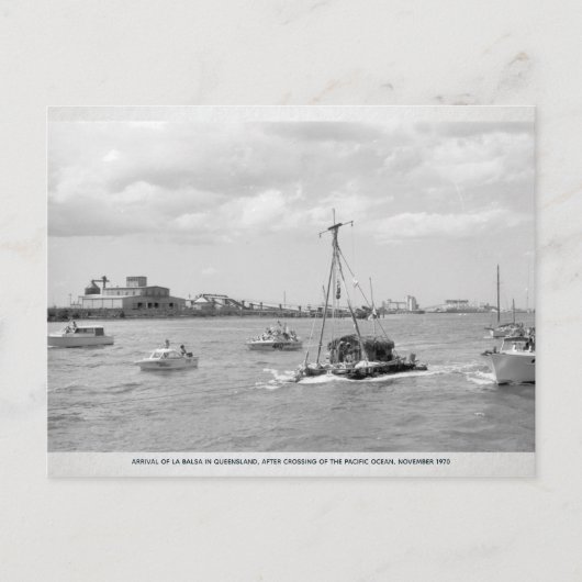 70s Australische foto vintage-reis Briefkaart (Voorkant)