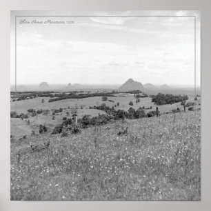 70s Australische vintage-reis Poster