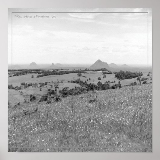 70s Australische vintage-reis Poster (Voorkant)