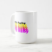 70'S baby funny birthday present born 1970 - 1979  Koffiemok (Voorkant links)