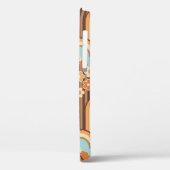 70s behang naadloos design, bloemen Case-Mate iPhone case (Achterkant / Links)