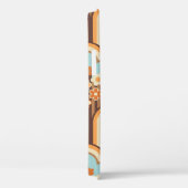 70s behang naadloos design, bloemen Case-Mate iPhone case (Achterkant / Rechts)