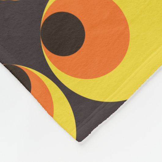 70s-behangselpapier fleece deken (Hoek)