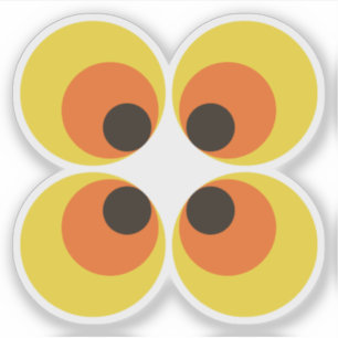 70s-behangselpapier sticker