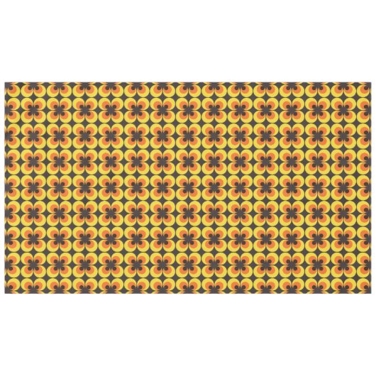 70s-behangselpapier tafelkleed (Voorkant (Horizontaal))