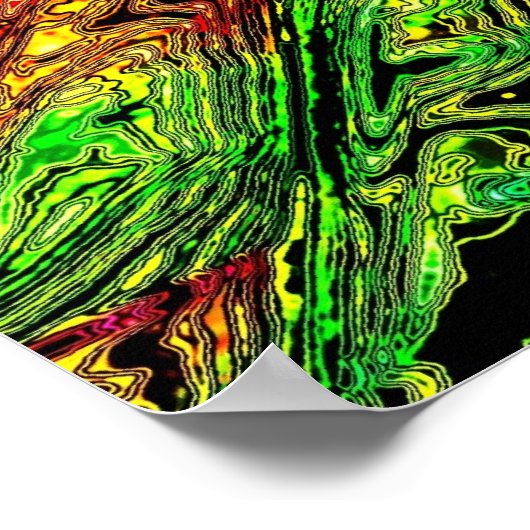 70's Blacklight-Poster Poster (Hoek)