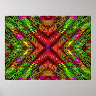 70's Blacklight-Poster Poster