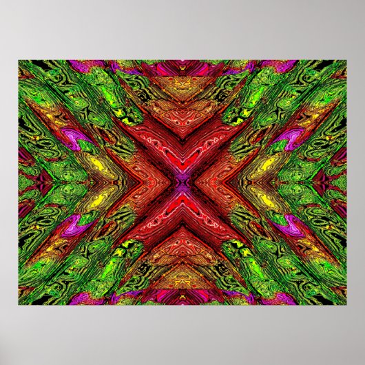 70's Blacklight-Poster Poster (Voorkant)