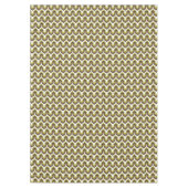 70s Bold Modern Retro Ogee Motif in Greens Tafelkleed (Voorkant)