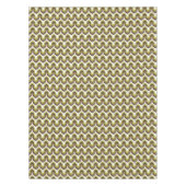 70s Bold Modern Retro Ogee Motif in Greens Tafelkleed (Voorkant)