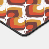 70s Bold Retro Modern Motif in Orange & Brown Bureaumat (Hoek)