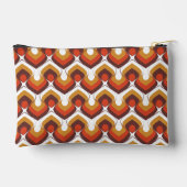 70s Bold Retro Modern Motif in Orange & Brown Etui (Achterkant)