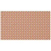 70s Bold Retro Modern Motif in Orange & Brown Tafelkleed (Voorkant (Horizontaal))