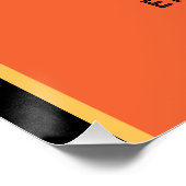 70s Boogie Retro Disco Dansbord Welkom Perfect Poster (Hoek)