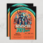 70s Boogie Retro Disco Dansfeest (Voorkant / Achterkant)