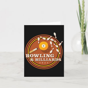 70s bowling en biljart kaart