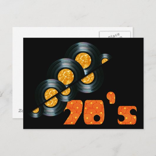 70's briefkaart (Voorkant / Achterkant)