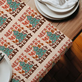 70s Christmas Runner Peace Love Pastel Décor Lange Tafelloper