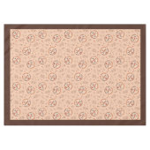 70s Christmas Tablecloth Peace Love Pastel Look Tafelkleed (Voorkant (Horizontaal))