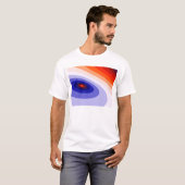 70's dansvloer t-shirt grafische kunst (Voorkant volledig)