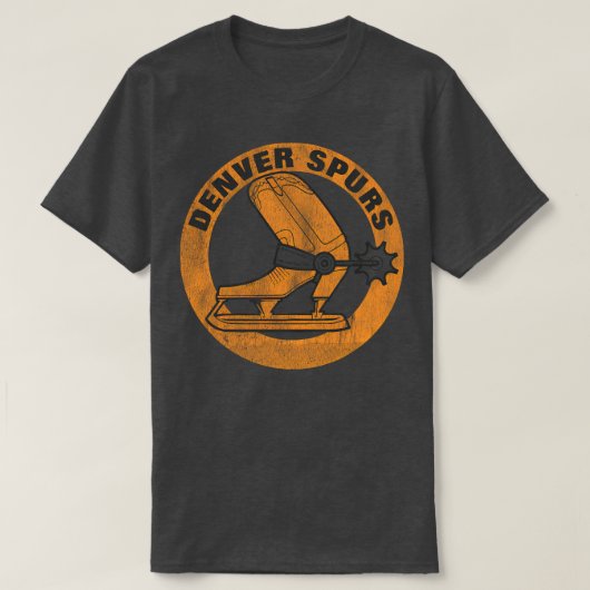70s Denver Spurs Verdrietig Esthetisch T-shirt (Design voorkant)