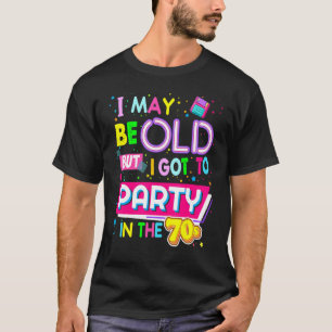 70s Design for Women Rave Outfit & 70s Festival Co T-shirt