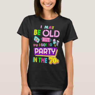 70s Design for Women Rave Outfit & 70s Festival Co T-shirt
