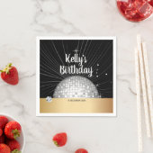 70s, disco ball, Cocktail Paper Napkins Servet (Insitu)