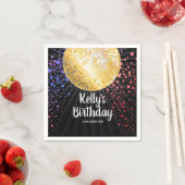 70s, disco ball, Cocktail Paper Napkins Servet (Insitu)