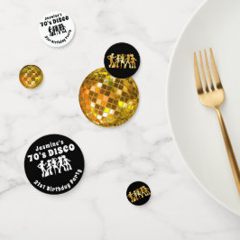 70's Disco Birthday | Glitter Ball Confetti