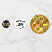 70's Disco Birthday | Glitter Ball Confetti (Voorkanten)