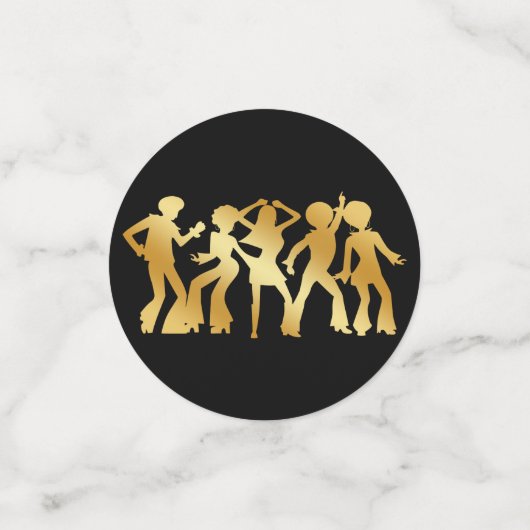 70's Disco Birthday | Glitter Ball Confetti (Kleine voorkant)