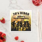 70's Disco Birthday | Glitter Ball Servet (Insitu)