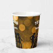 70's Disco Birthday Party Papieren Bekers (Links)