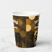 70's Disco Birthday Party Papieren Bekers (Rechts)