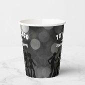 70's Disco Birthday Party Papieren Bekers (Links)