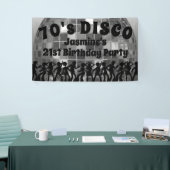70's Disco Birthday | Silver Glitter Ball Spandoek (Beurs)