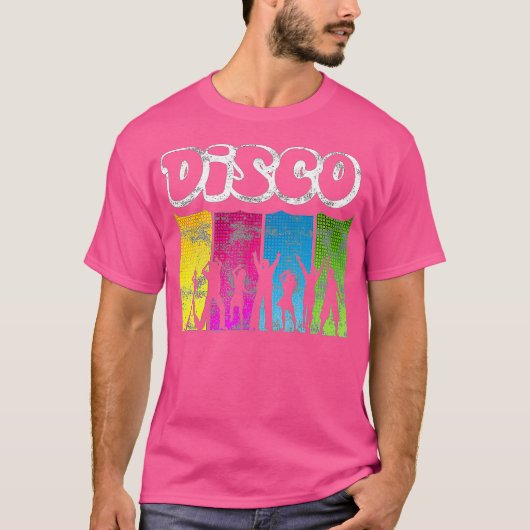 70s Disco Dancers Retro 60s Party Club Dancing T-shirt (Voorkant)