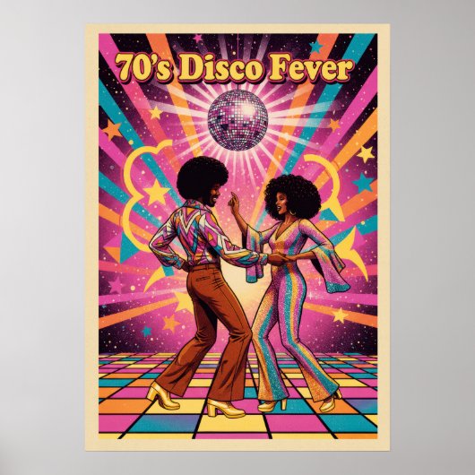 70's Disco Fever V07 Poster (Voorkant)