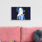 70's Disco Gal Fredda Canvas Afdruk (Insitu (Woonkamer))